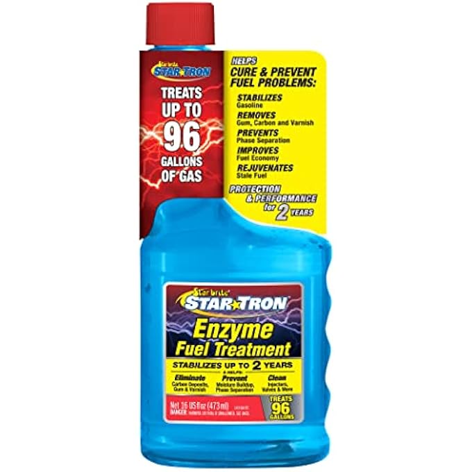 Star Brite 14316 STAR TRON ENZYME FUEL TREATMENT - CLASSIC GAS FORMULA 143-16 OZ. TREATS 96 GALLON, - Image 1